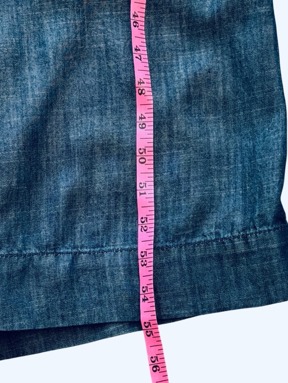 Melissa McCarthy Seven7 Embroidered Denim Wide Leg Jumpsuit Size XL NWOT - Picture 10 of 12